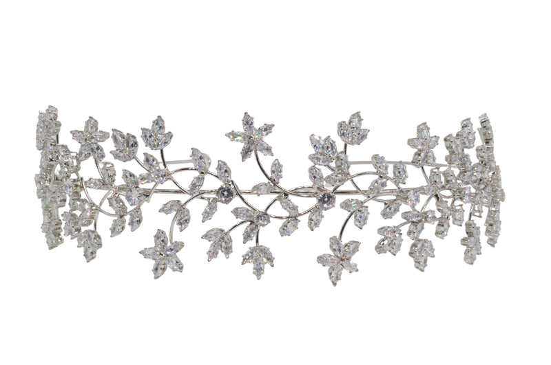 Blomstermønstret hårbøjle