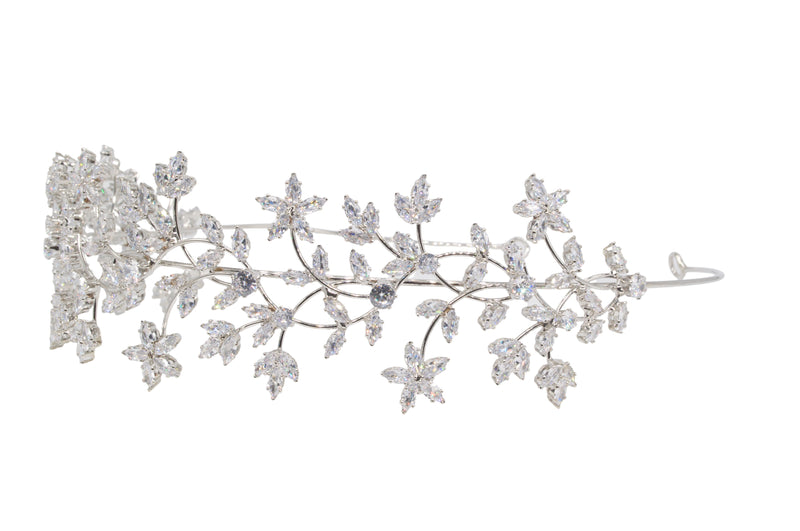 Blomstermønstret hårbøjle